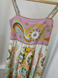 Evil eye printed dress ￼