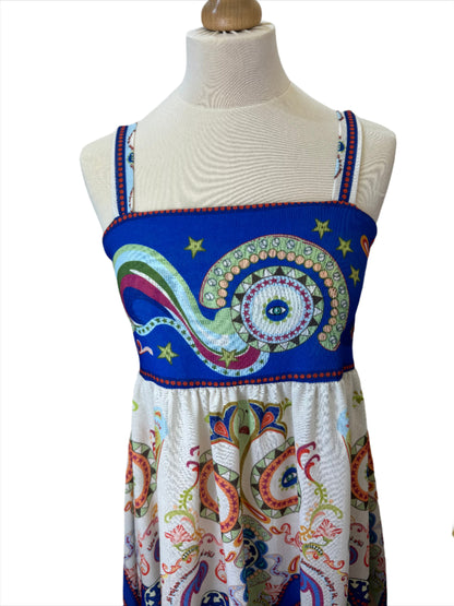 Evil eye printed dress ￼