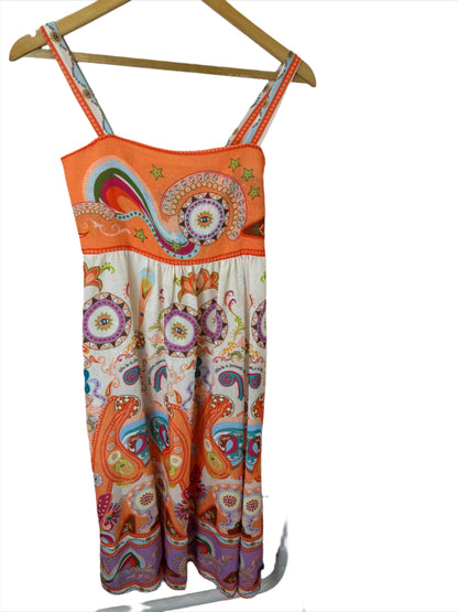 Evil eye printed dress ￼