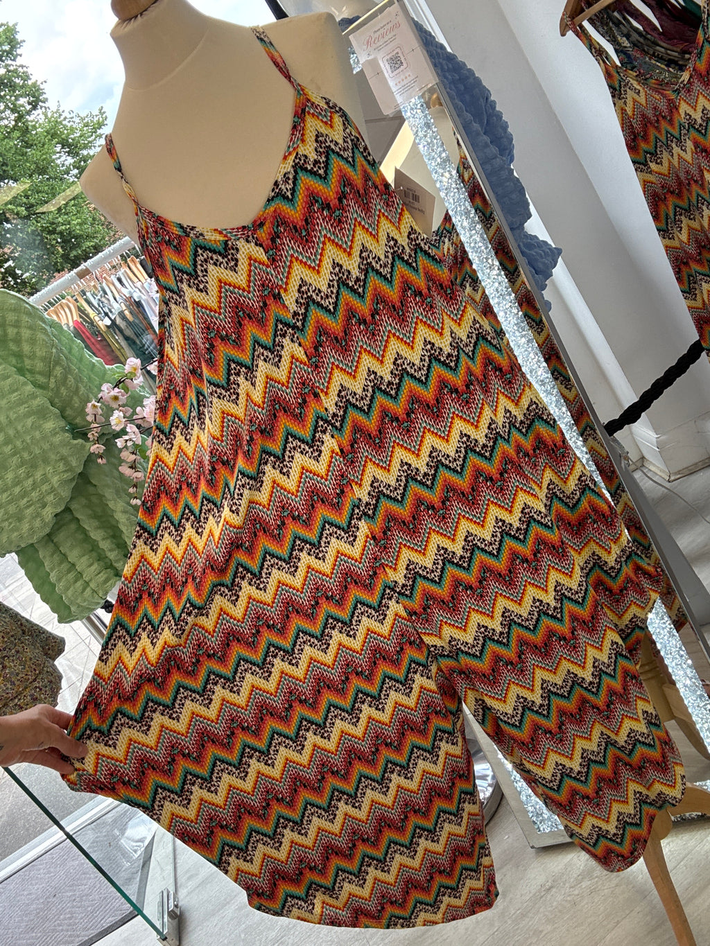 Zigzag stretchy jumpsuits