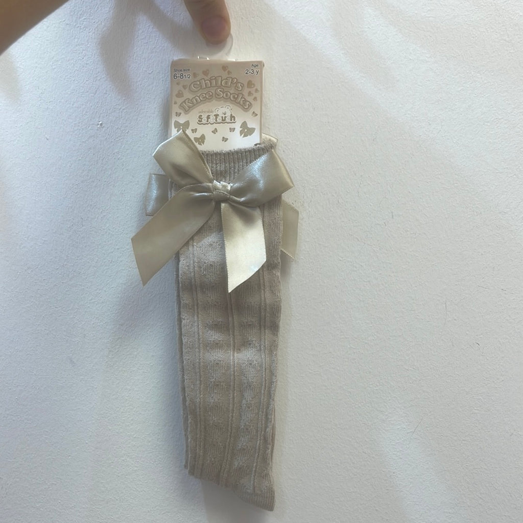 Beige  knee-length