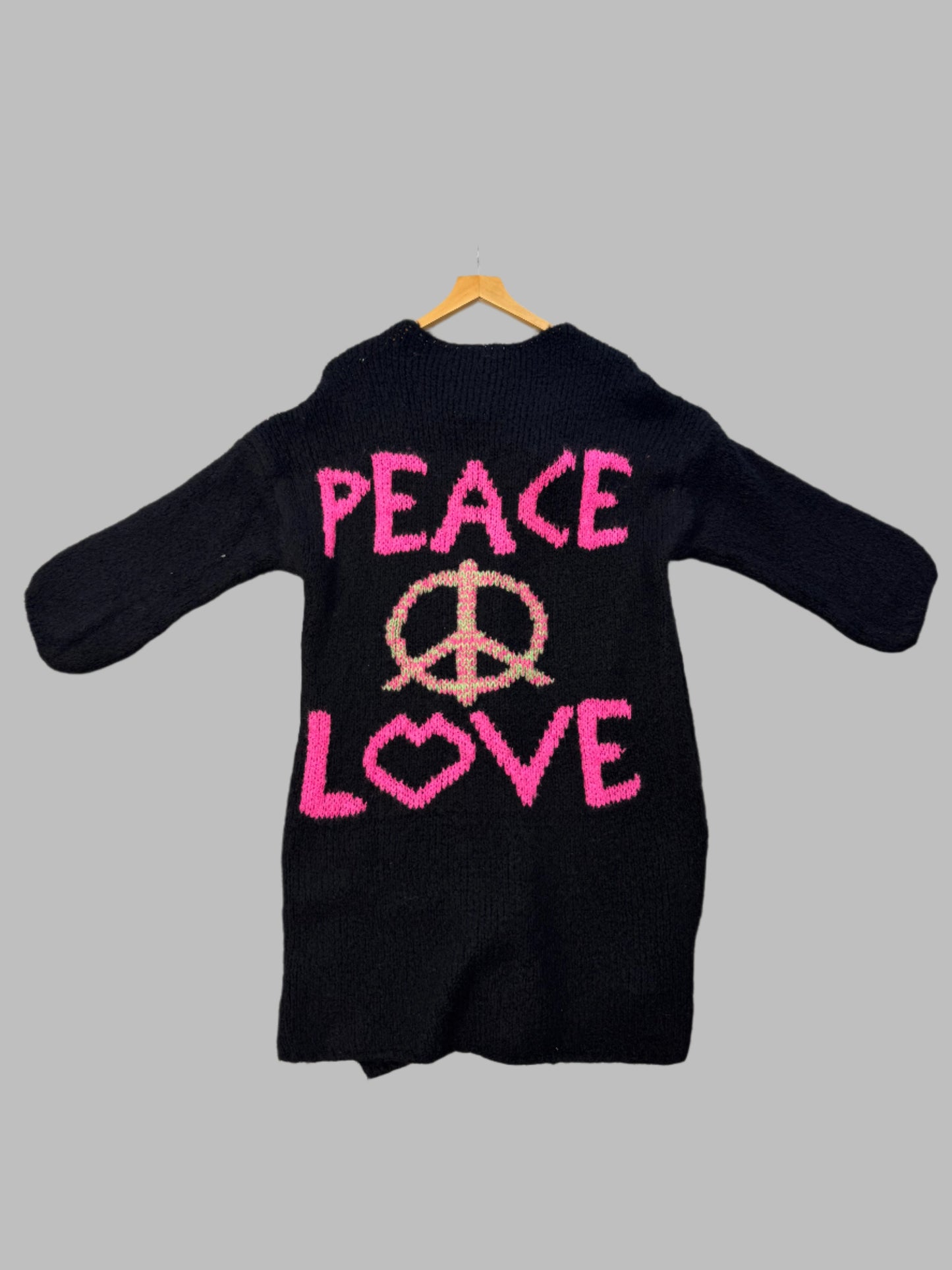 Peace and love cardigans