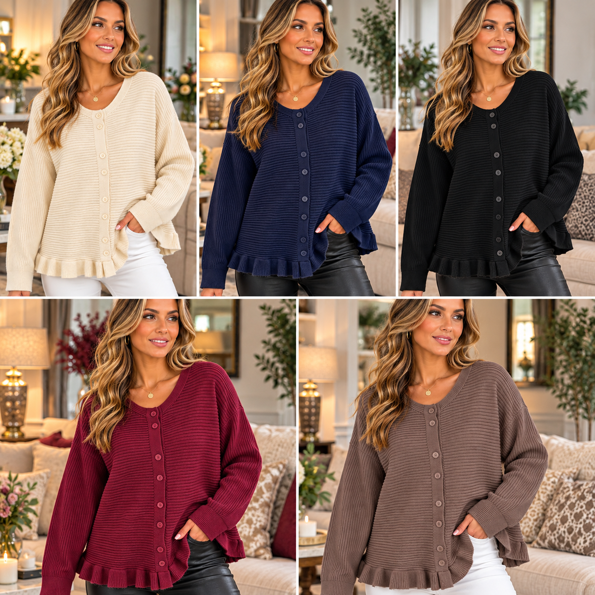 Bella Frill Cardigan