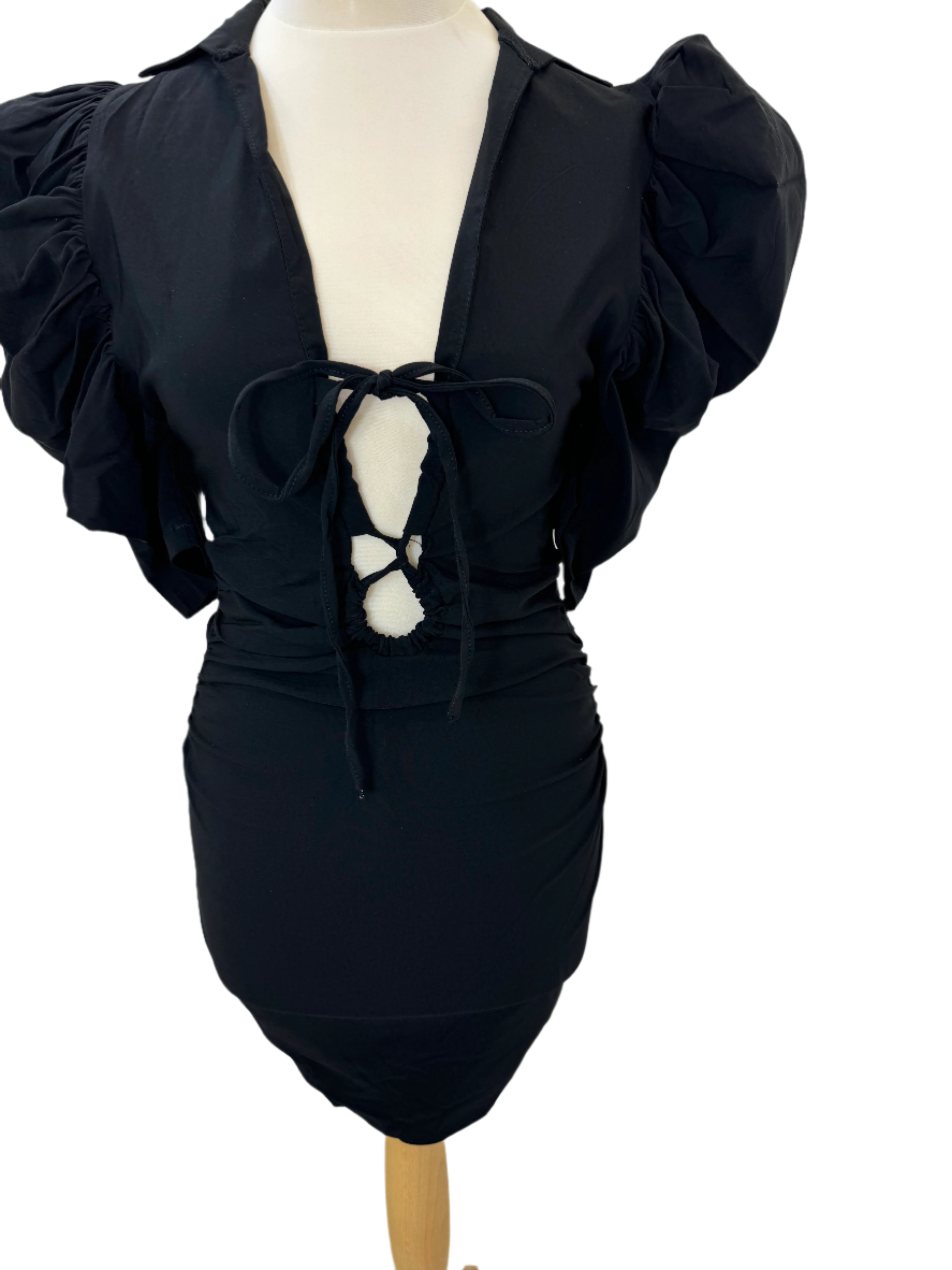 Antonia Lace Up Front Dress