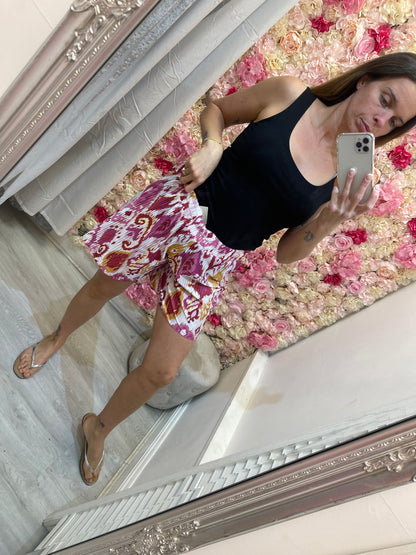 patterned shorts