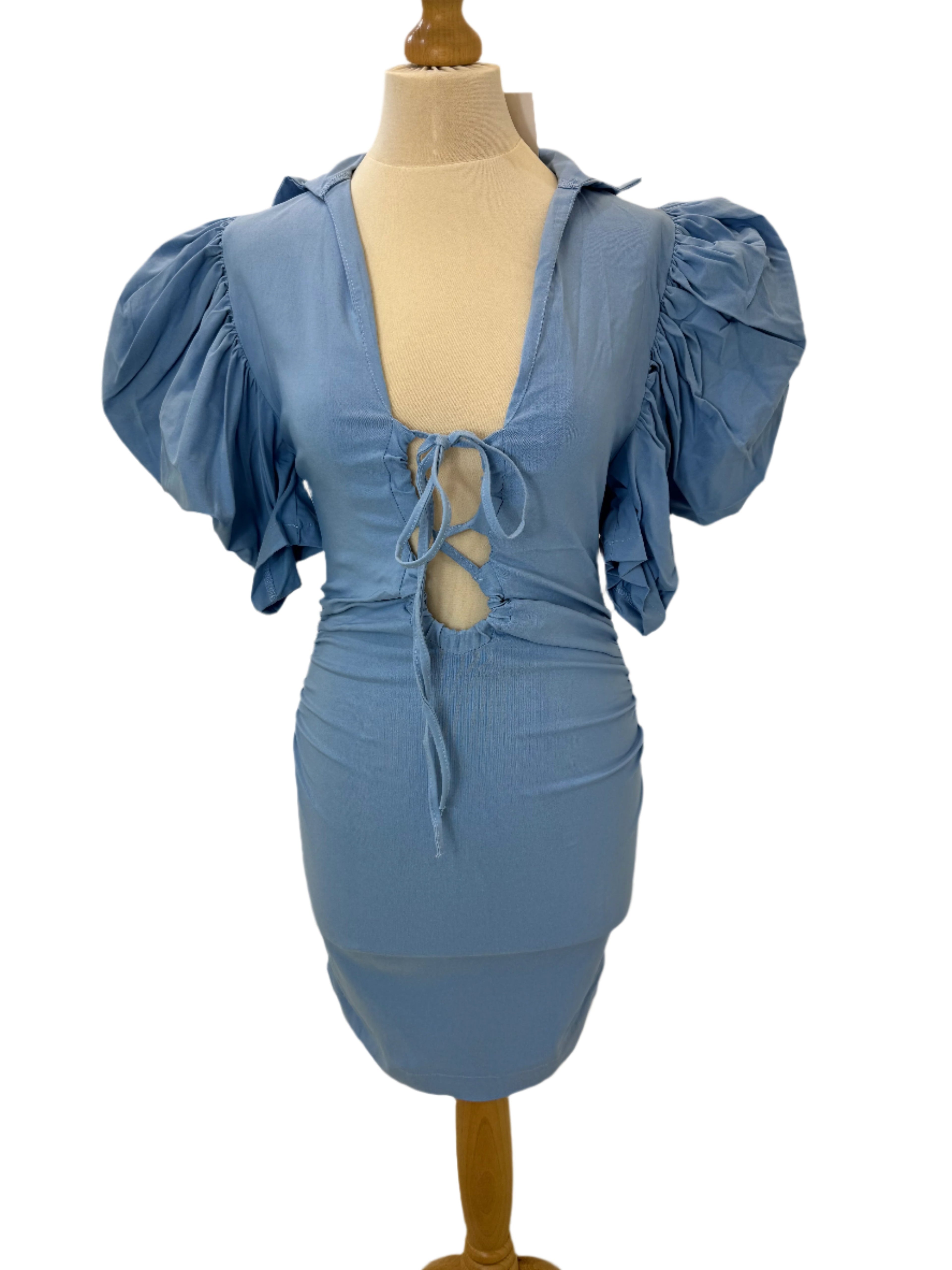 Antonia Lace Up Front Dress