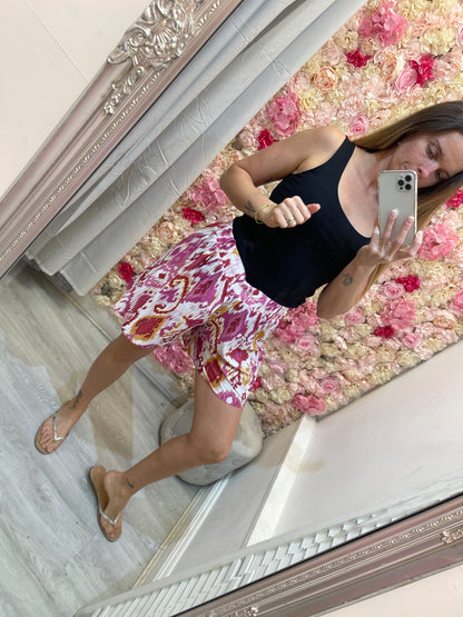 patterned shorts