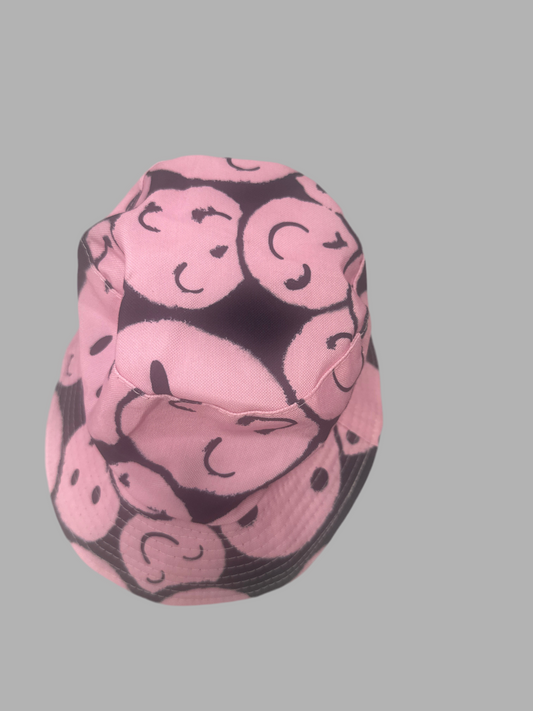 Pink smiley faces