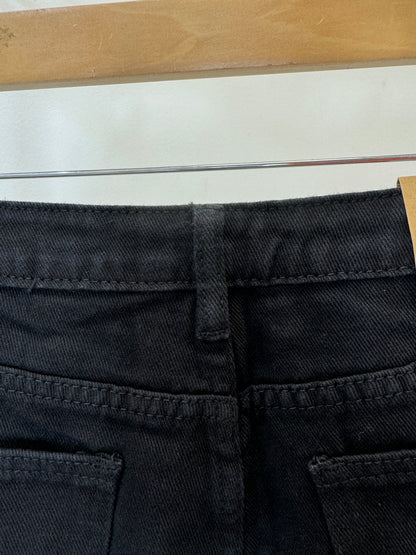 Denim Shorts  BLACK