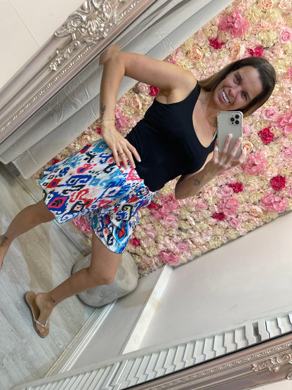 patterned shorts