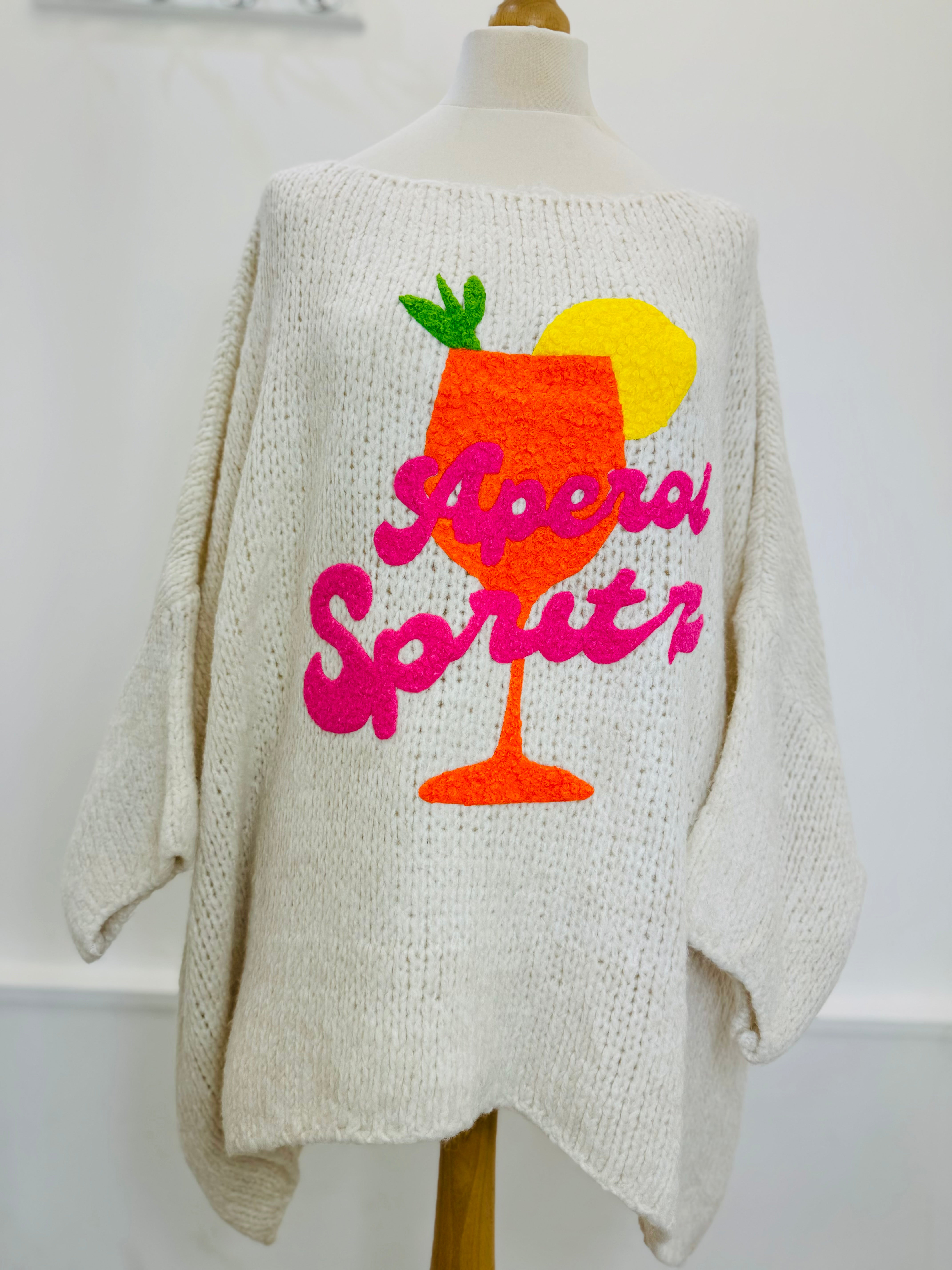 Hazel Aperol jumper