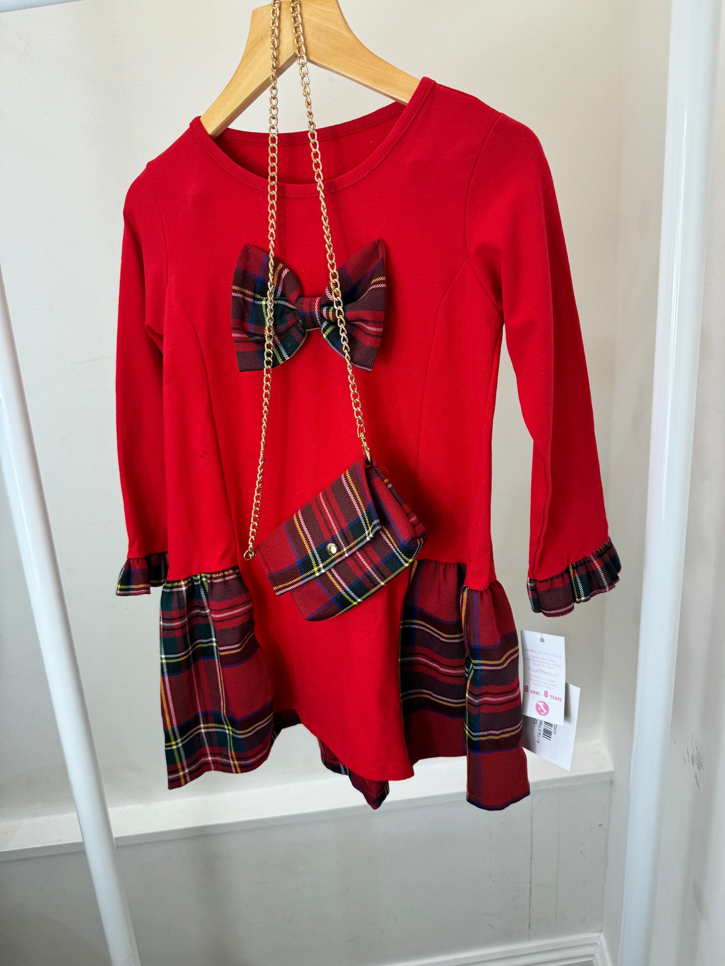 Tia 2 Piece Tartan Dress