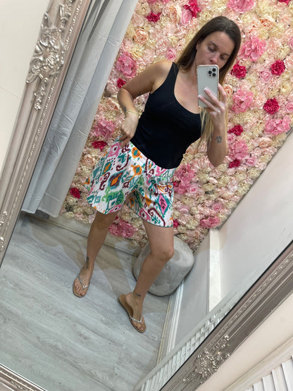patterned shorts