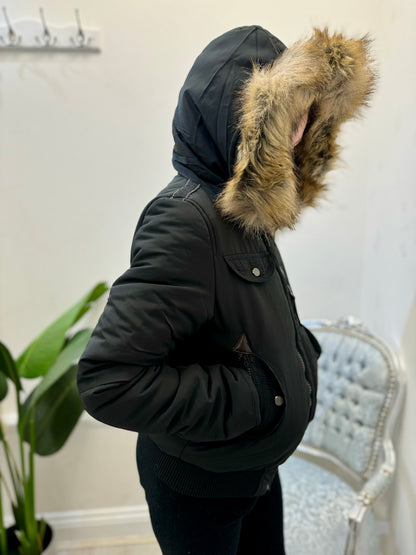 bommer jackets with fur hood