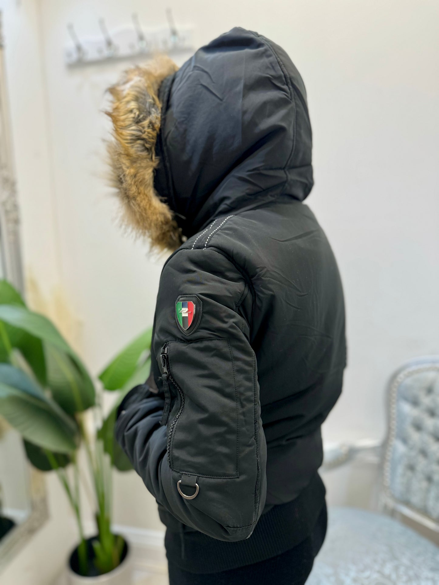 bommer jackets with fur hood