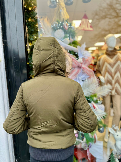 bommer jackets with fur hood