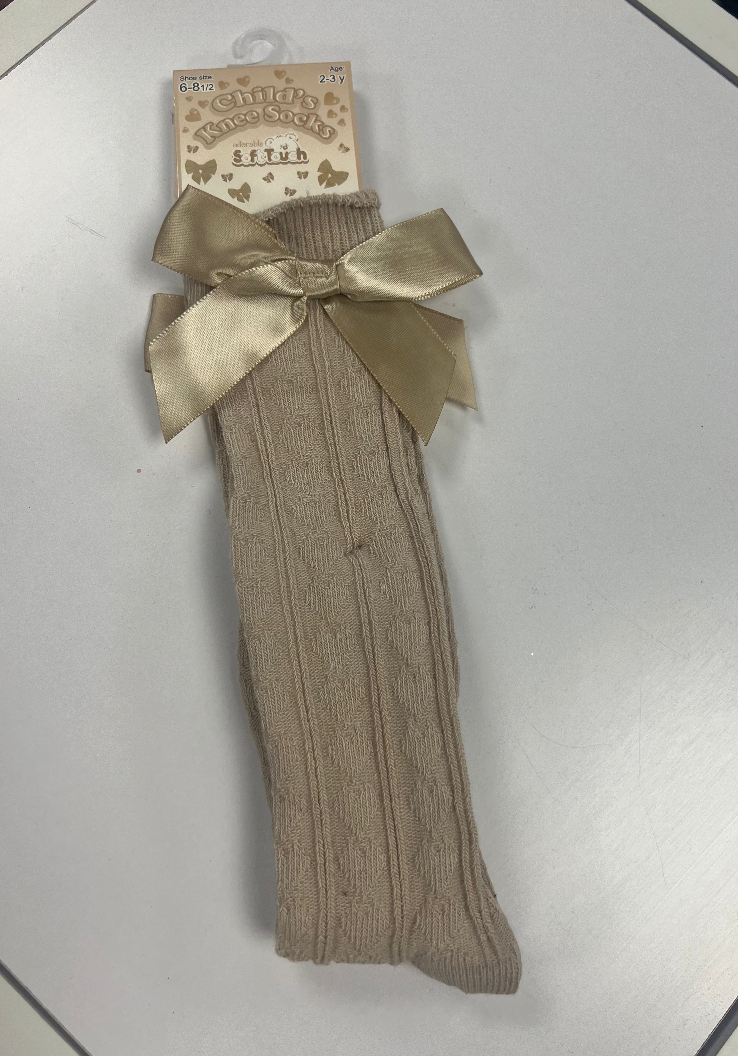 Beige  knee-length