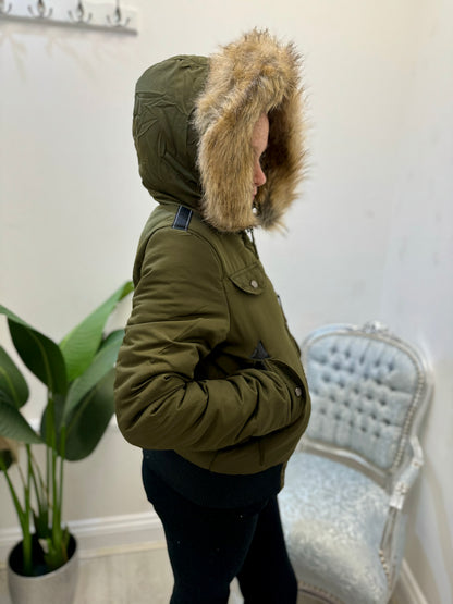 bommer jackets with fur hood