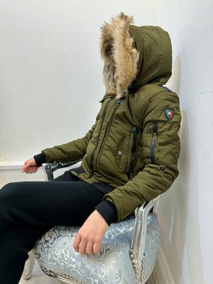 bommer jackets with fur hood