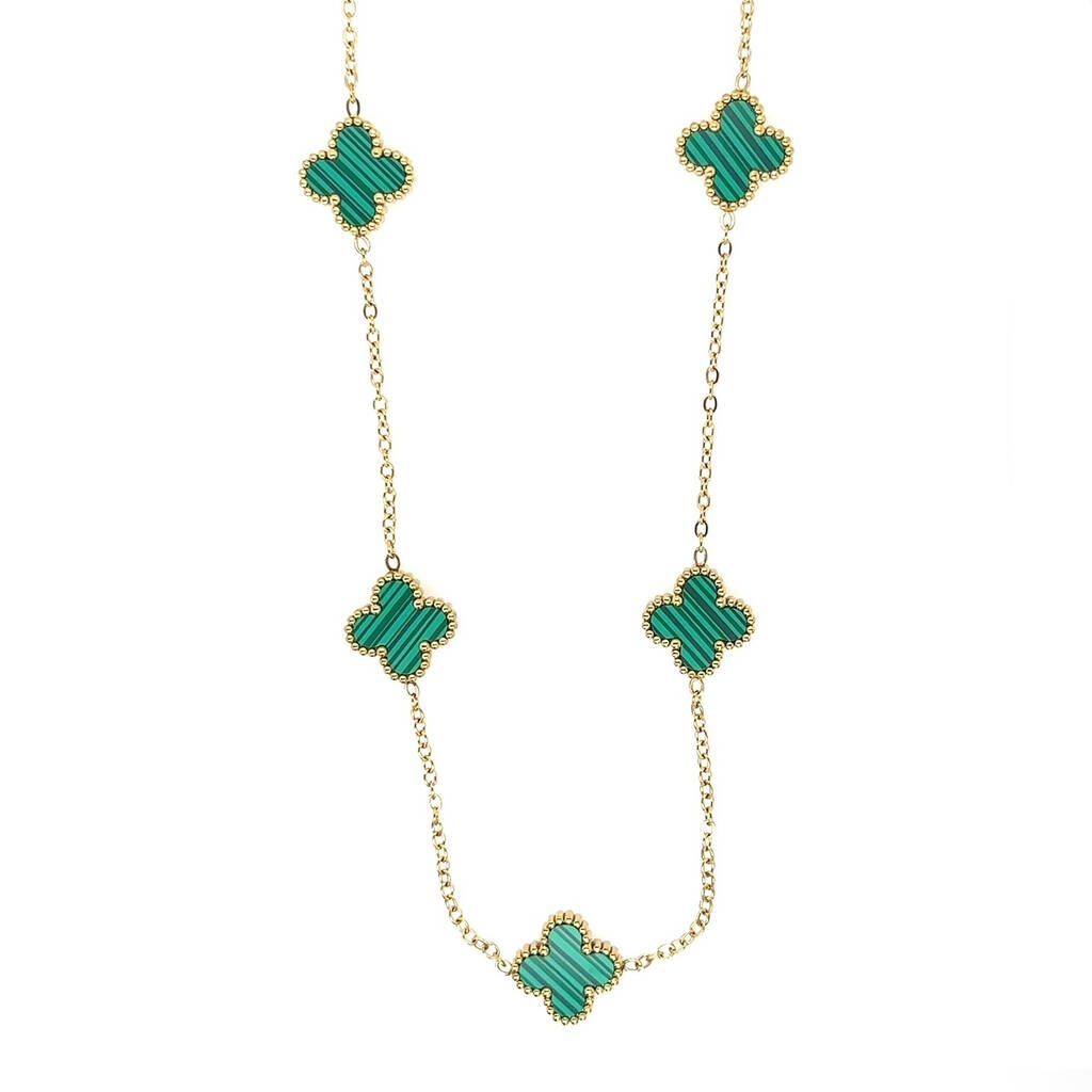 5 clover charmed necklace