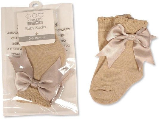 Natural Bows socks