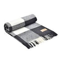 Black and white scarf ￼