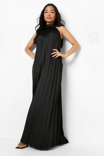 Polly Plain Pleated Dress