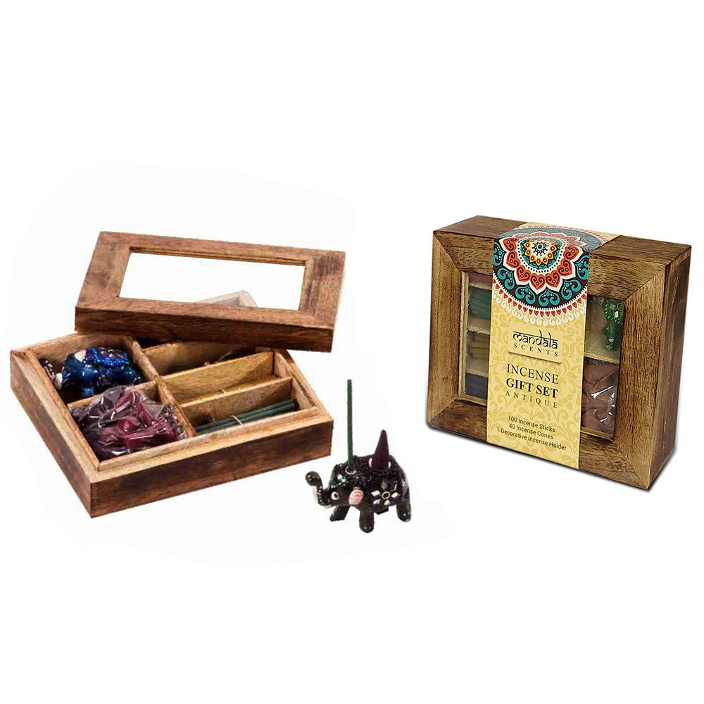 Mandala Wooden Incense Gift Set