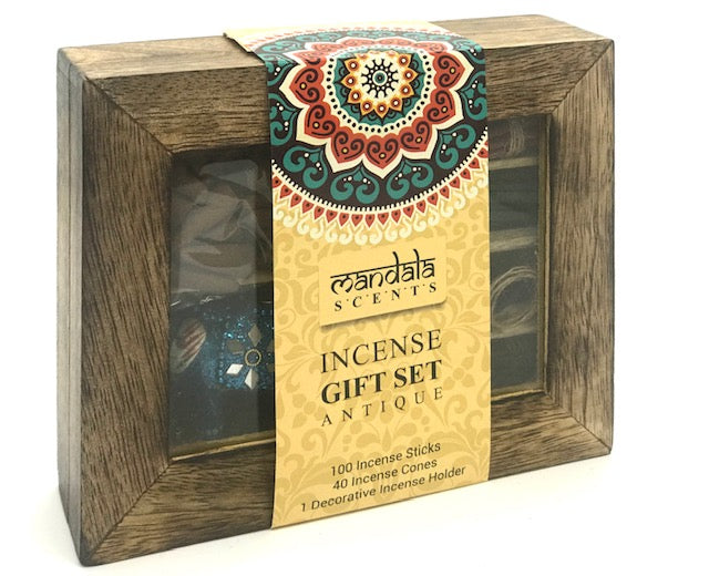 Mandala Wooden Incense Gift Set