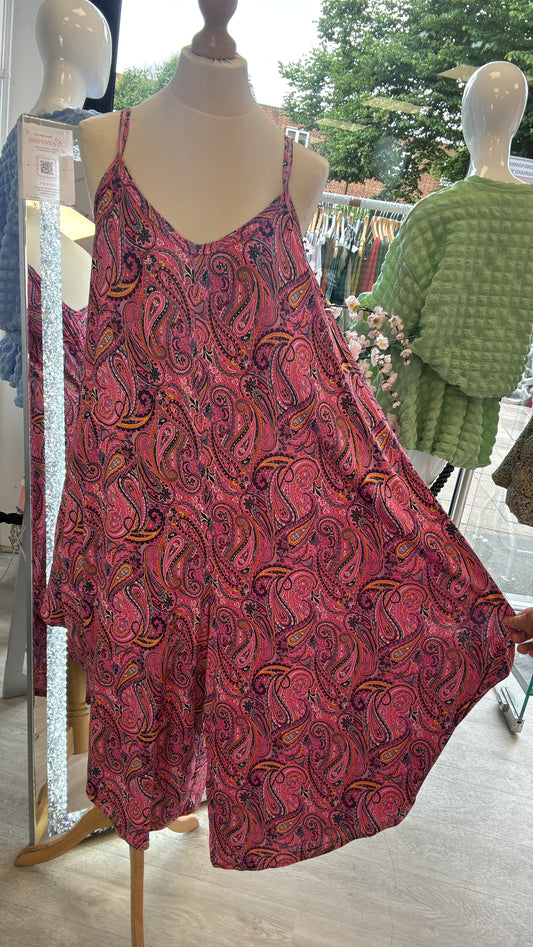 Pink Paisley jumpsuits