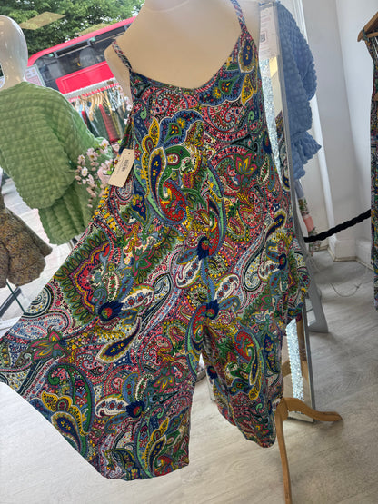 Multicoloured Paisley jumpsuit