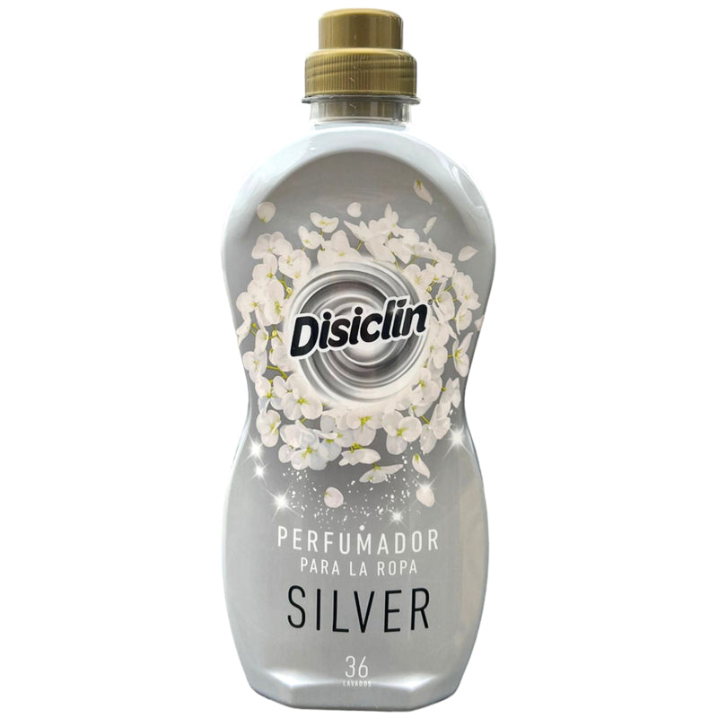 Disiclin Fabric Clothes Laundry Perfumer Liquid 36 Washes Silver