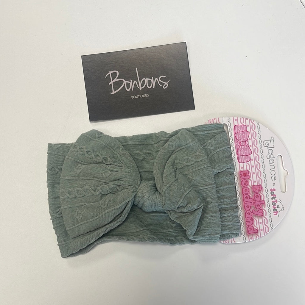paisley pattern baby headbands