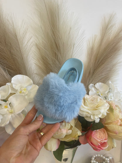 Kids Fluffy Sliders