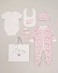 Bunny Print 5-Piece Hanging Gift Set
