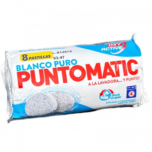 Puntomatic Wash Tablets for White Clothes