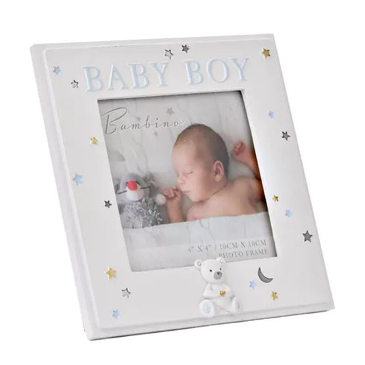 BAMBINO RESIN BABY BOY PHOTO FRAME