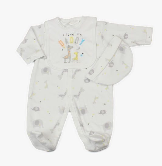"i love daddy" baby sets