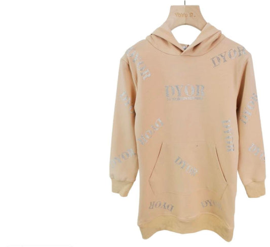 Diamante 'DYOR' Jumper Dress