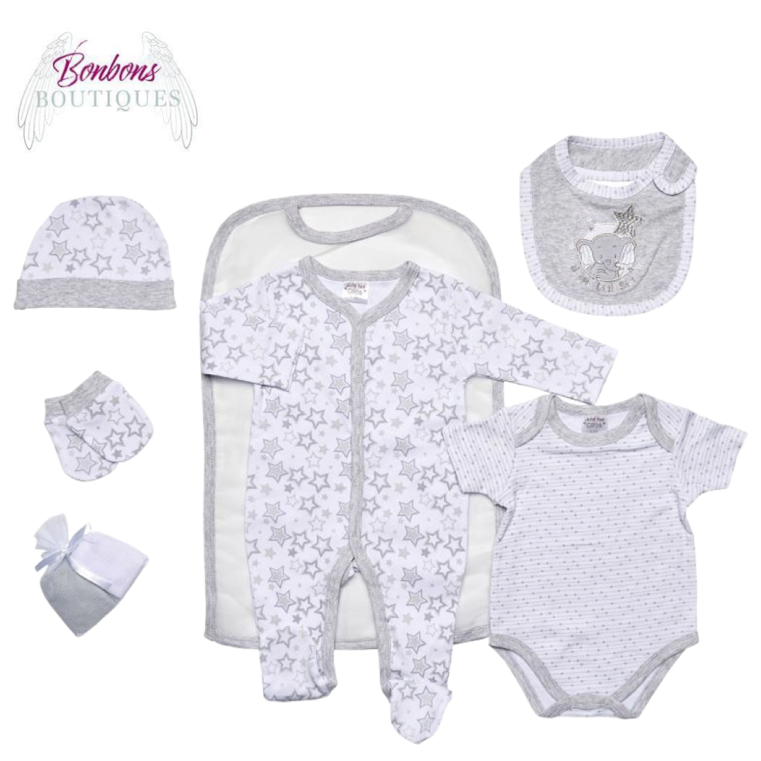 Elephant Welcome 7PC Layette