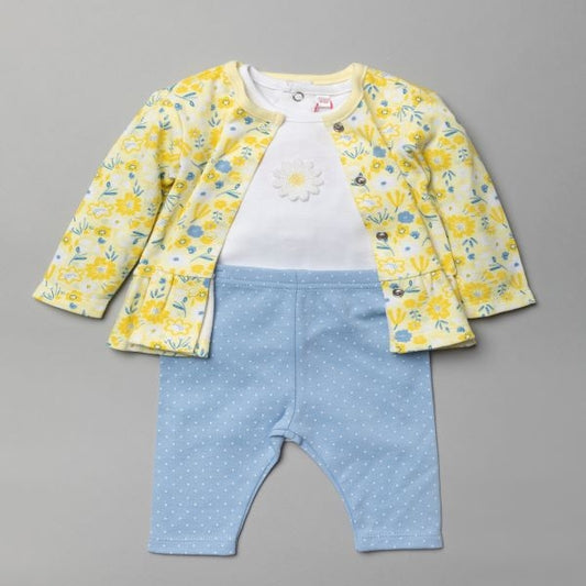 Baby Daisy 3pc Layette Set 0-12