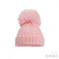 Cable Knit Bobble Hat NB-12M