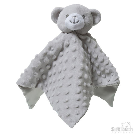 Grey Teddy Bear Bubble Comforter