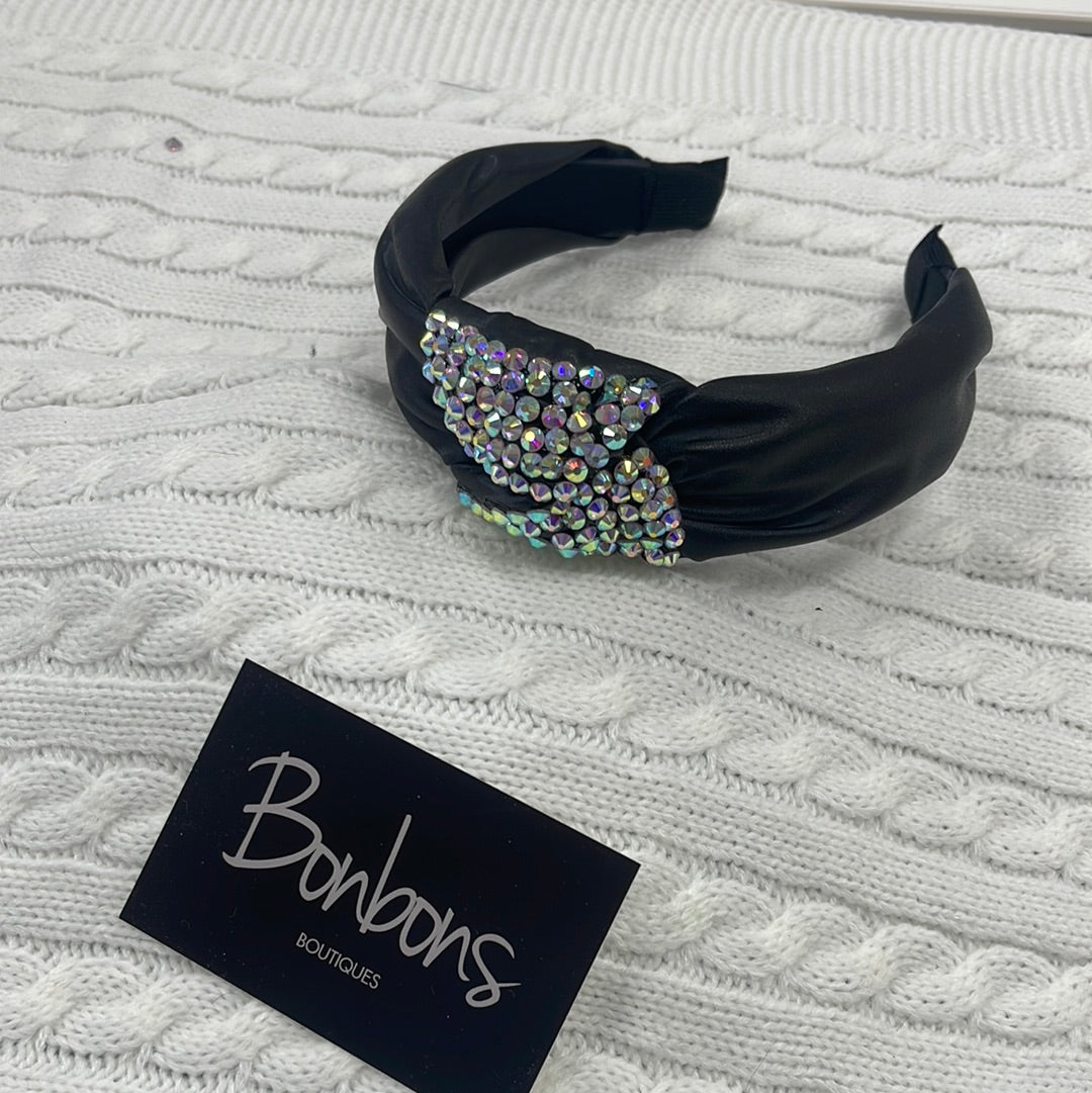Leather headband