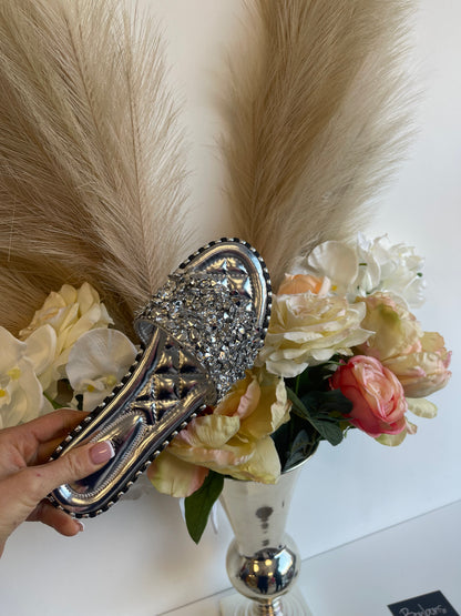 Diamante Sandals silver