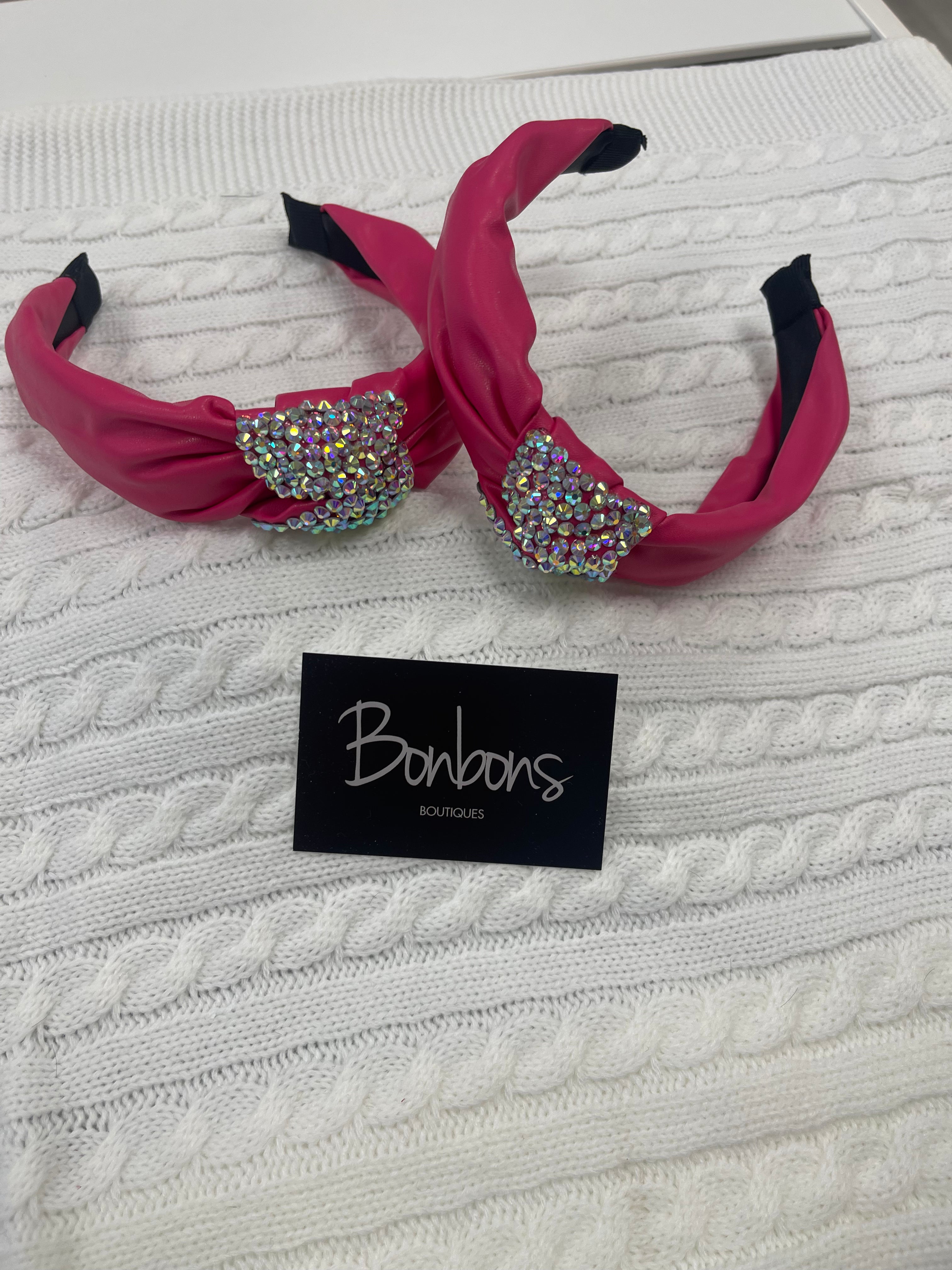 Leather headband