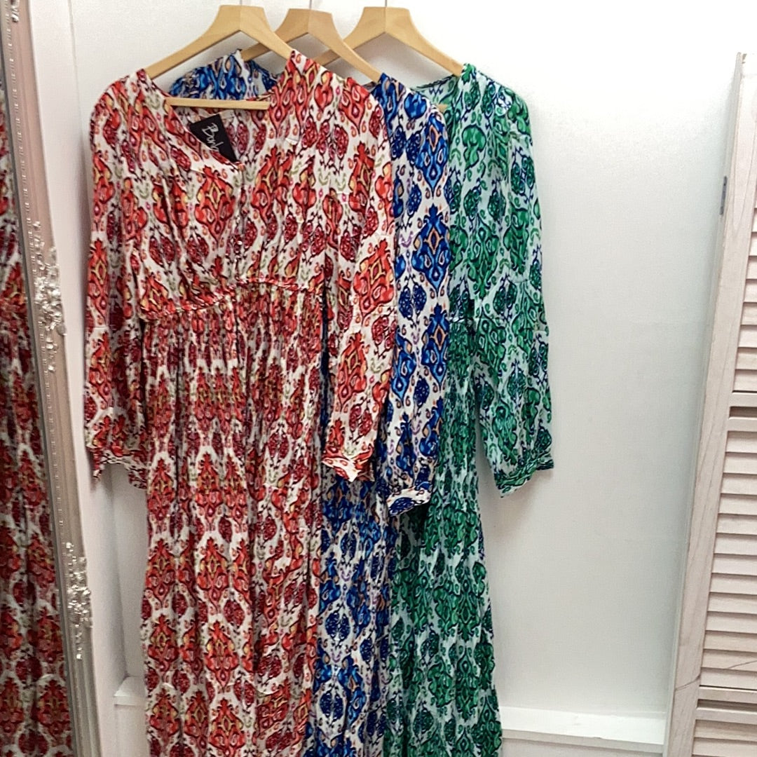 Jane Paisley Print Dress