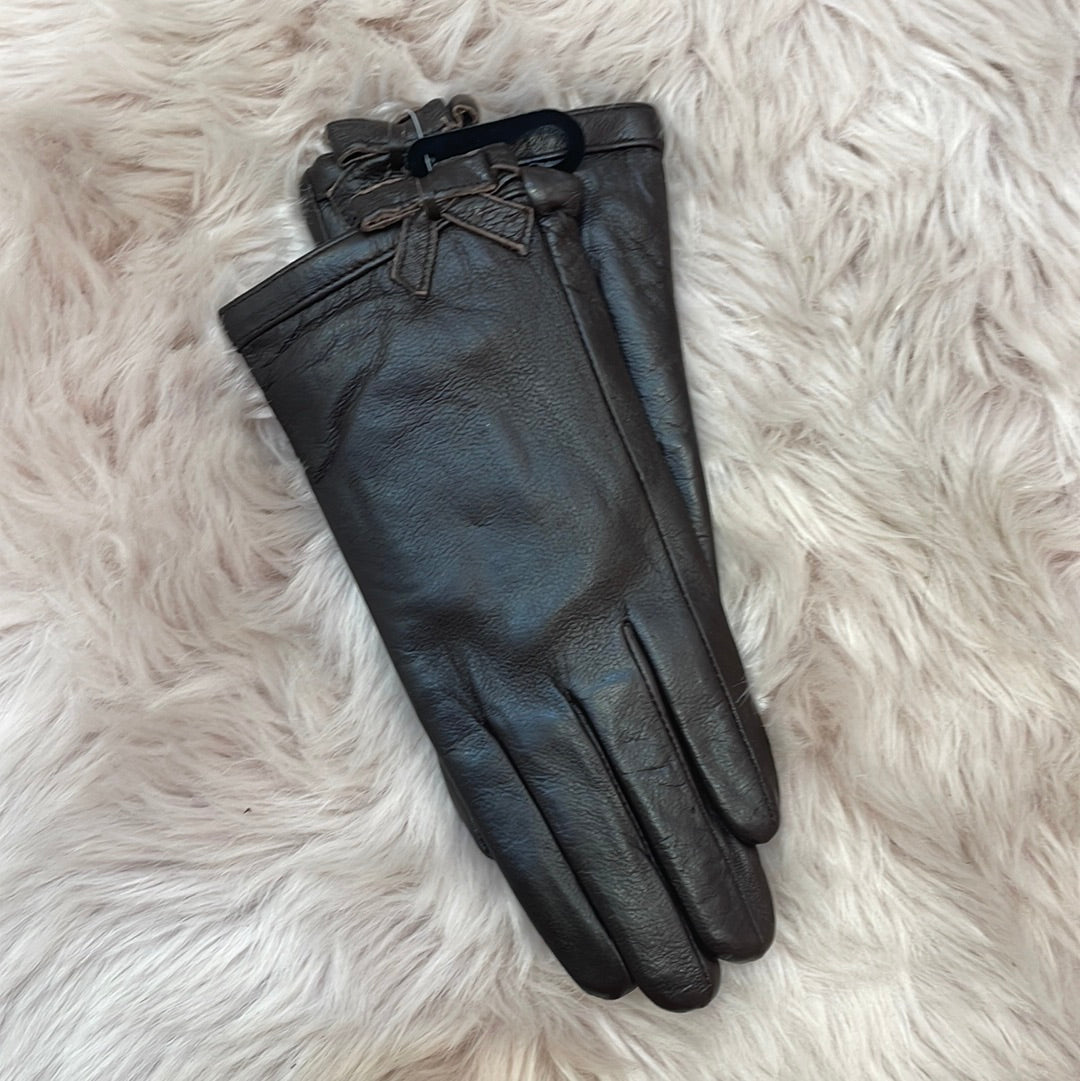 Faux Leather Glove