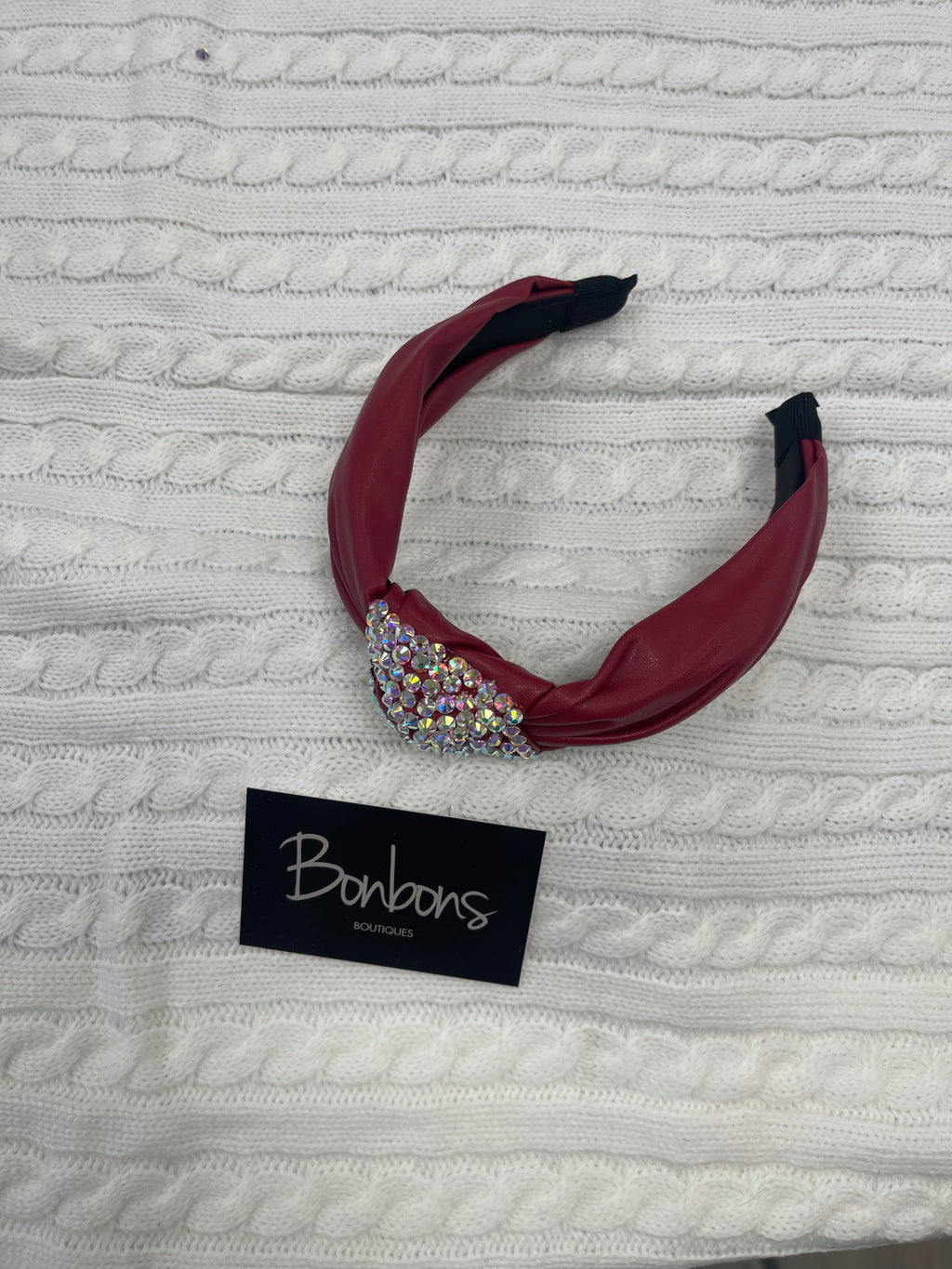 Leather headband