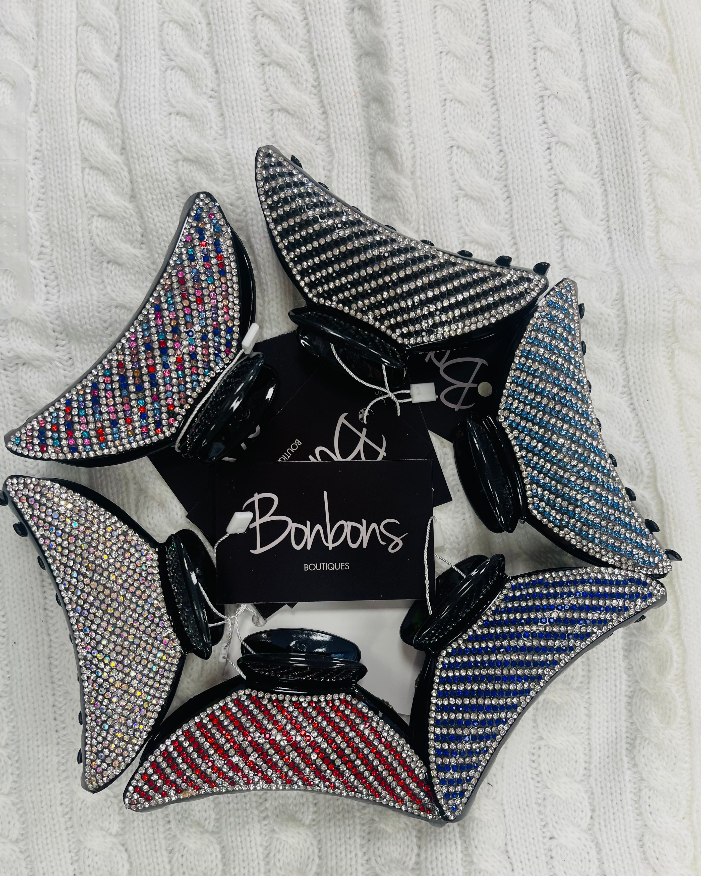 Hairclips Diamante